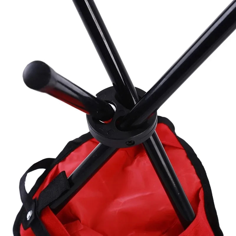 Portable Outdoor Folding Three-Legged Stool for Camping & Fishing