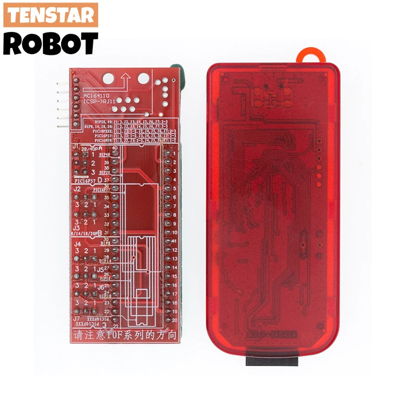 TSTARDEV PICKIT3 PIC KIT3 PICKIT 3 Programmer Offline Programming PIC Microcontroller Chip Monopoly+PIC Programmer Adapter Seat - Shoppiline