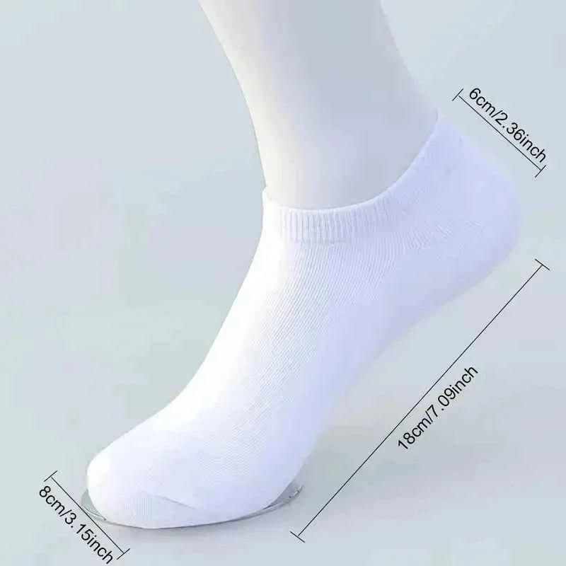 5/10 Pairs Men's  Boat Socks Business Sport Sweat Absorption Mature Summer Autumn Solid Color Non Pilling Versatile Ankle Socks