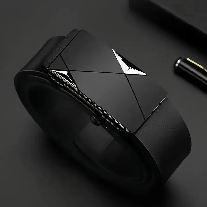Men's Business Belt Alloy Automatic Buckle Belt Fashion Belt Luxury Jeans Belt PU Leather High-Quality Straps