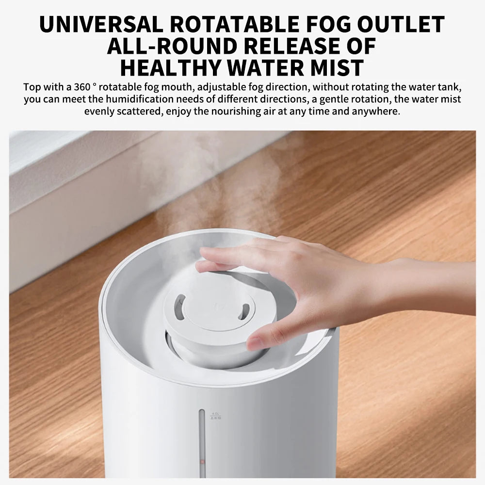 Original MIJIA Humidifier 2 300mL/h Humidification 4L Large Capacity Mist Maker Add Water Home Humidity Control Low Sound CN