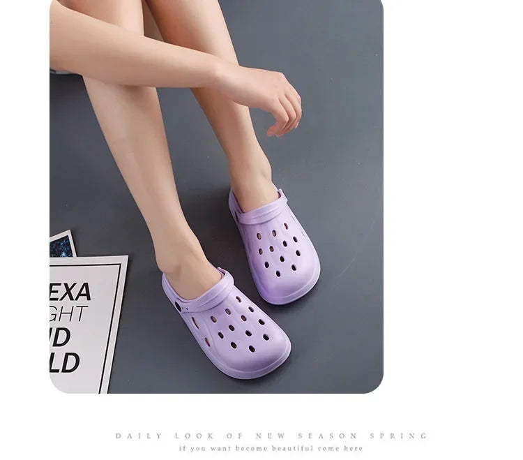 Mens Summer Beach Sandals Unisex Casual Garden Clogs Outdoor Wide Toe Cross Sandals for Ladies Non Slip House Shower Slippers