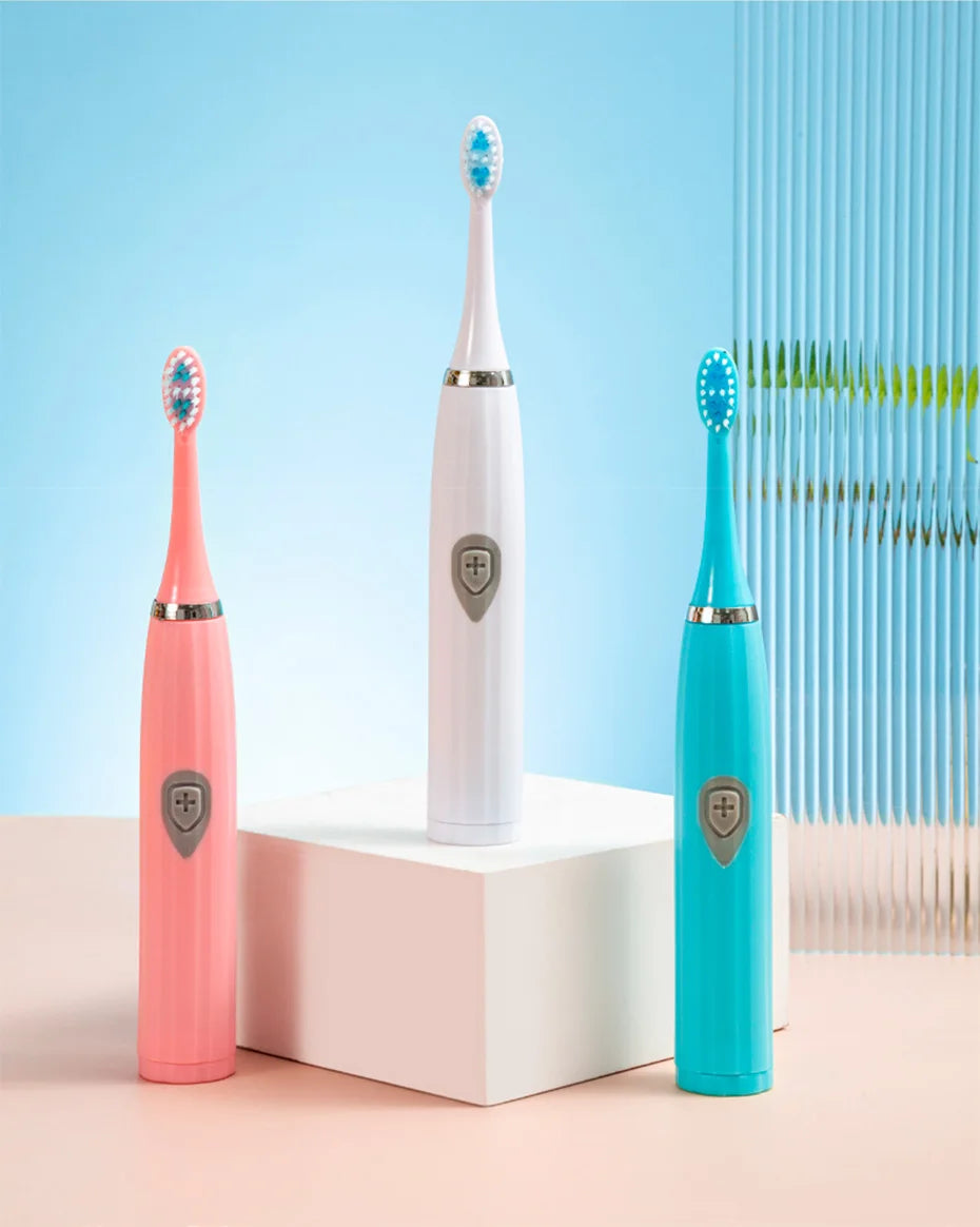 Tongwode Electric Toothbrush for Adults Soft Bristle Portable Battery Endurance IPX6 Waterproof Intelligent Effective Oral Care