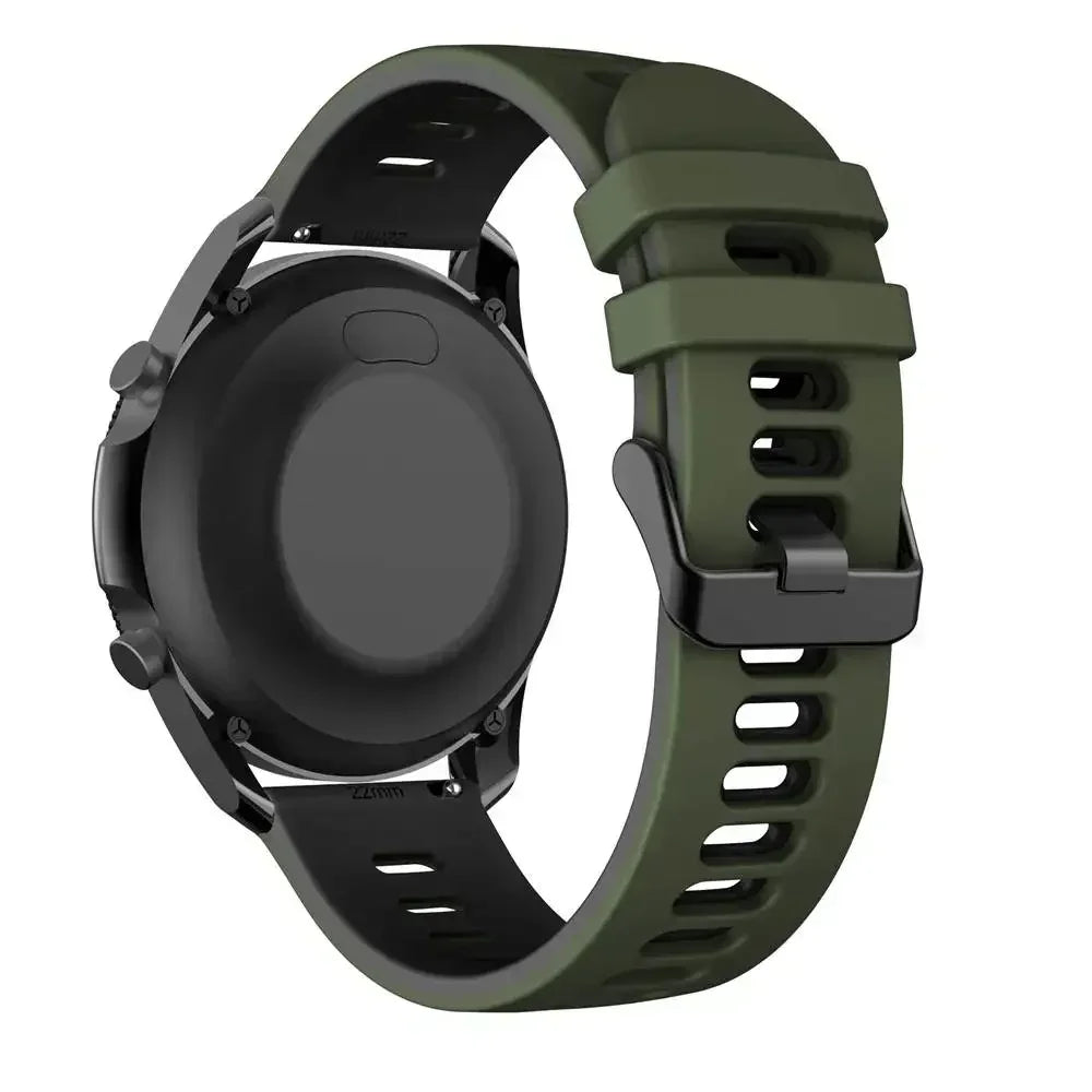 20mm 22mm Strap For Samsung galaxy watch 7 6 5 4 5 pro 44mm/40mm Silicone bracelet Huawei Watch gt 2/3/4/2e Amazfit bip strap
