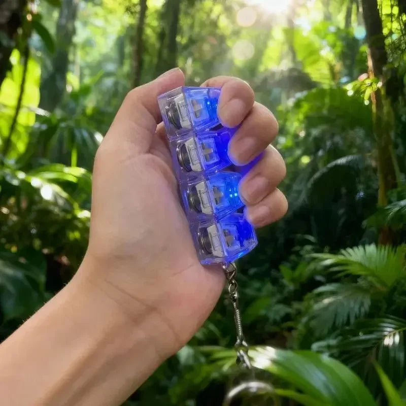 Keychain LED lights for relieving stress and anxiety, keychain keyboard toys, portable office desk accessories, office gifts