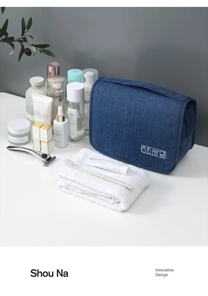 1PC Oxford Fabric Men Business Portable Storage Bag Toiletries Organizer Women Cosmetic Bag Waterproof Hanging Travel Wash Pouch
