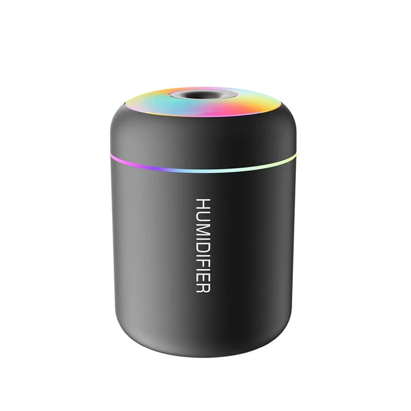 USB Air Humidifier LED Desktop Cool Mist Sprayer Aroma Diffuser Essential Oil Purifier for Home Bedroom - Shoppiline