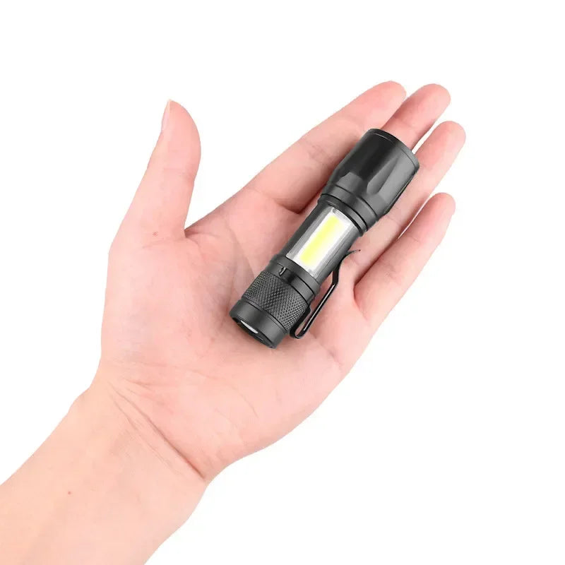 High Power LED Flashlight - USB Rechargeable 1000LM, Zoomable Multifunctional Torch for Outdoor Camping,Emergency (Waterproof)