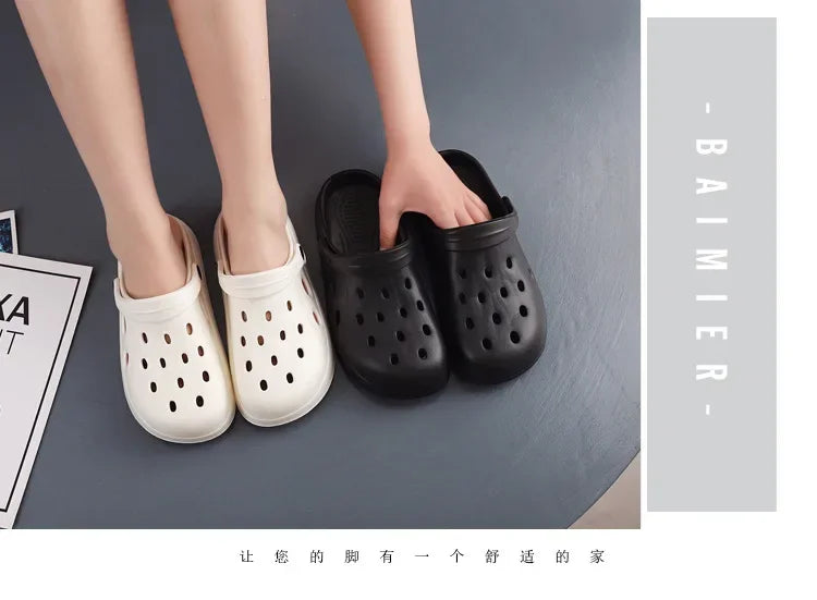 Mens Summer Beach Sandals Unisex Casual Garden Clogs Outdoor Wide Toe Cross Sandals for Ladies Non Slip House Shower Slippers