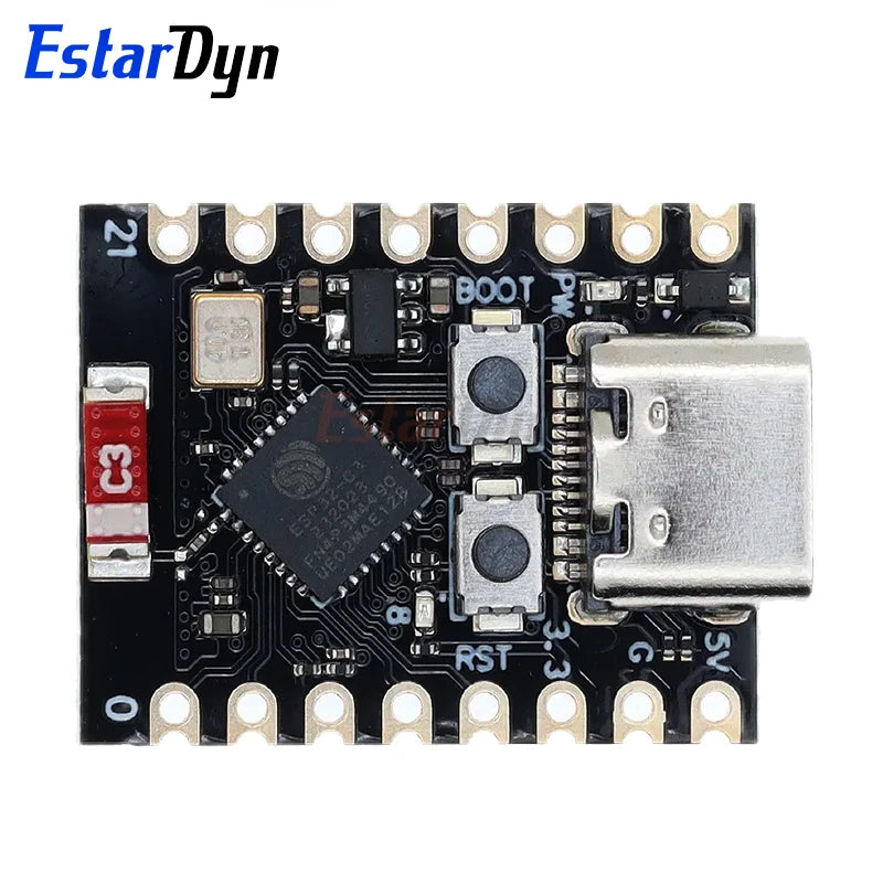 Carte de développement Estardyn ESP32-C3 MINI Carte de développement ESP32 SuperMini = Carte d'extension WiFi Bluetooth de carte de développement