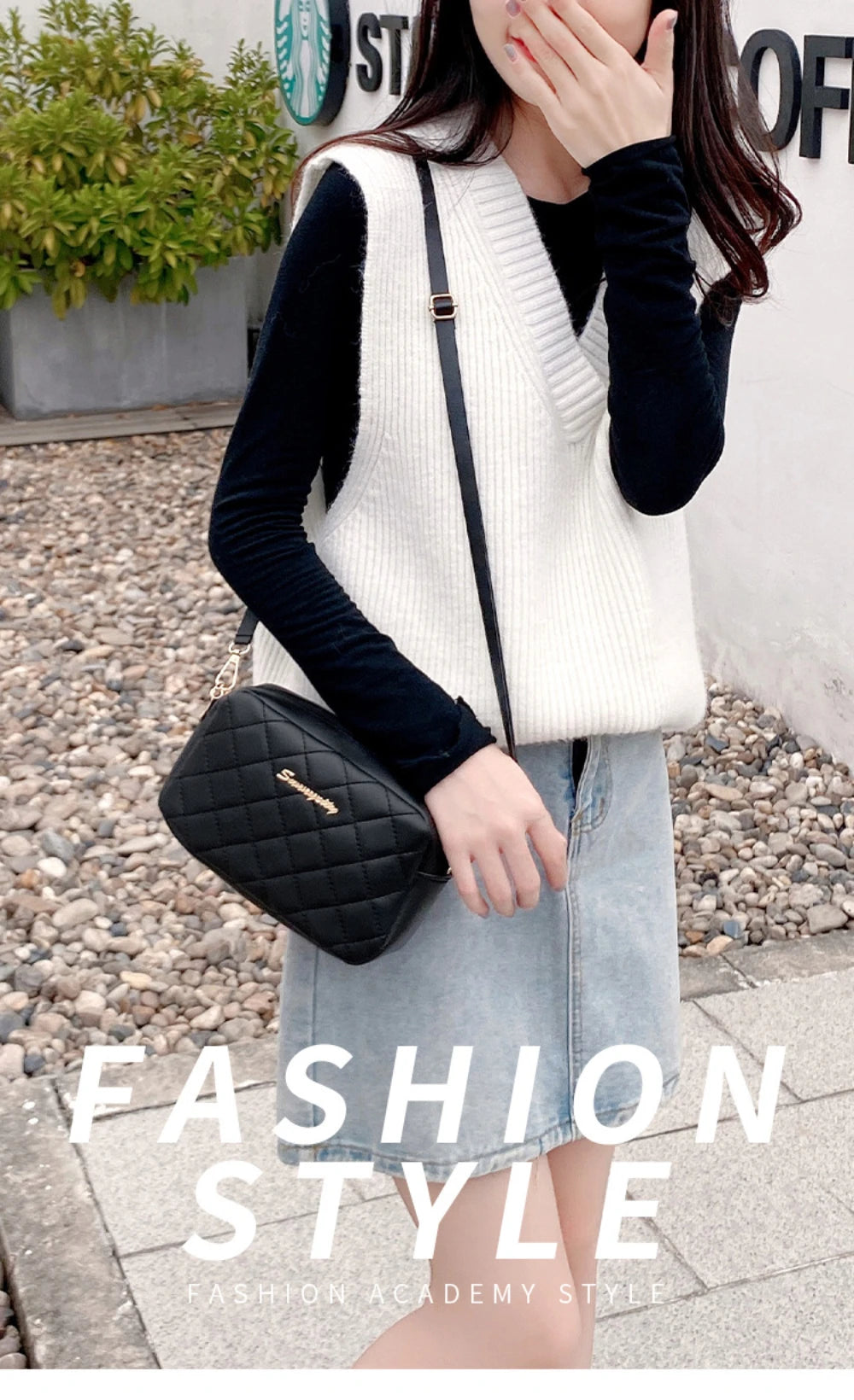 2024 Quaste Kleine Umhängetasche für Damen Trend Lingge Stickerei Kamera Damen Umhängetasche Mode Kette Damen Crossbody Taschen