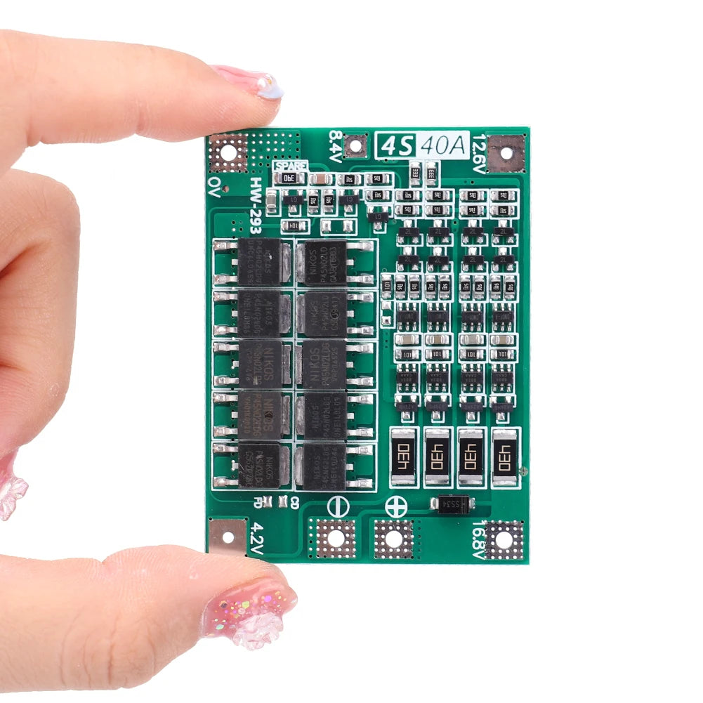 BMS 3S/4S 5A 10A 20A 25A 40A 60A Li-ion Lithium Battery Charger Protection Board 18650 For Drill Motor 12V with Enhance/Balance - Shoppiline