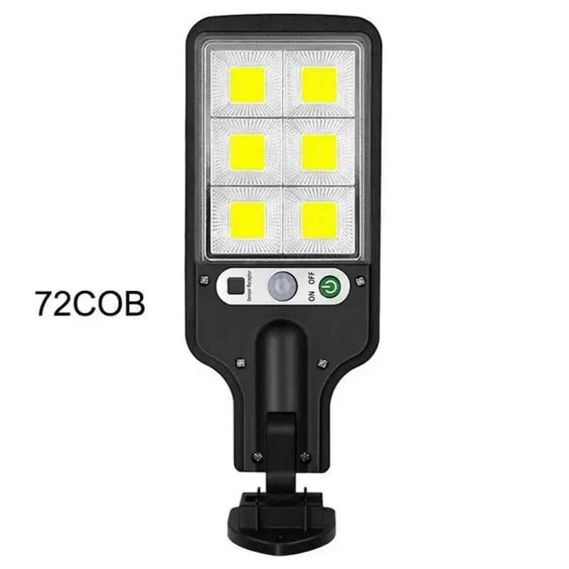 Solar Outdoor Led Courtyard Wall Lamp With 3 Mode Waterproof Motion Sensor Security Lighting Street Lights for Garden Patio Path