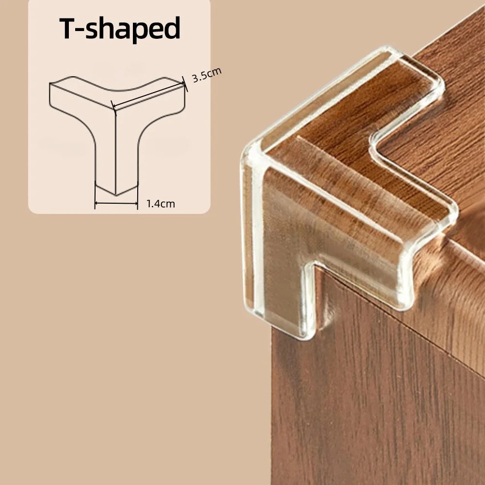 4 protège-coins de table en silicone pour bébé, protection des bords, protection anti-collision pour enfants