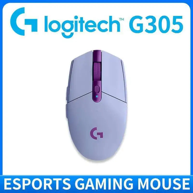 Logitech G304 LIGHTSPEED Wireless Mouse 12000 DPI HERO Sensor 1ms Latency 250hr Battery Lightweight Comfort Grip Users