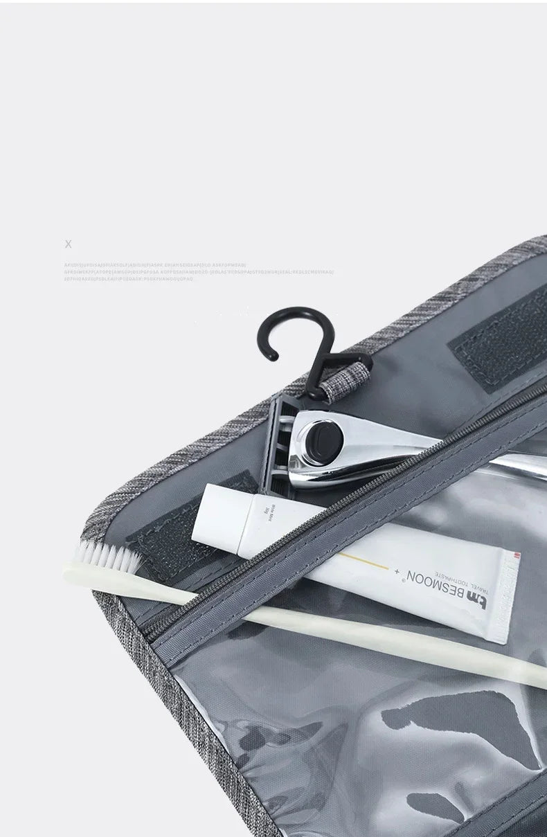 1PC Oxford Fabric Men Business Portable Storage Bag Toiletries Organizer Women Cosmetic Bag Waterproof Hanging Travel Wash Pouch