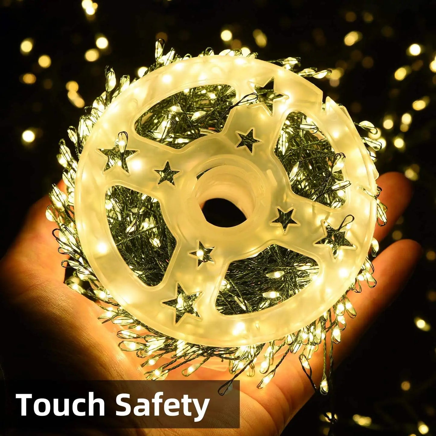 30-75M LED Firecracker String Lights EU/US DC Garland Fairy Lights Holiday String Lights for Wedding Party Christmas Decoration