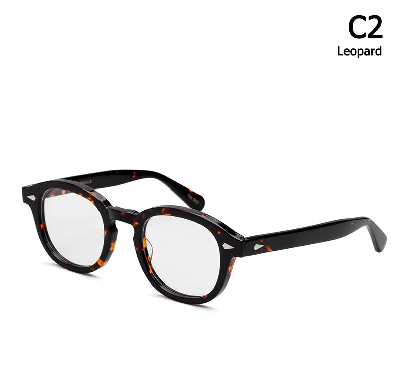 Johnny Depp Lemtosh Eyeglasses Frame Men Optical Glasses Women Computer Goggles Clear Lens Luxury Brand Vintage Acetate Frame