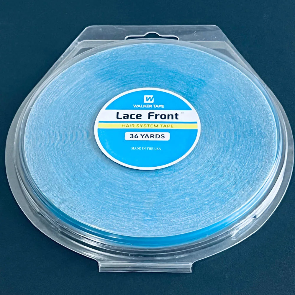 36YARDS Hair SystemsTape For Lace Front Blue Double Sided Wig Tape For Hair Extensions Adhesive Tape Wig Styling Tools