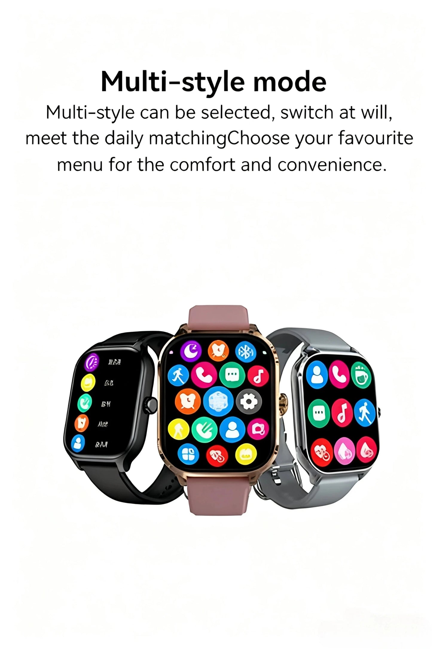 HOMEFISH H9 Intelligent Watch Bluetooth Call Remote Photography Sleep Monitoring Multiple Sports Modes Heart Rate Blood