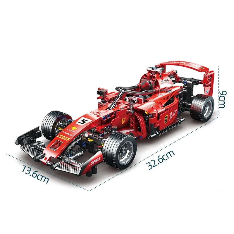 2025 Technical NEW F1 Racing Car Building Blocks Set MOC Model Kit DIY Assembly Bricks Creative Educational Toys For Children - Shoppiline