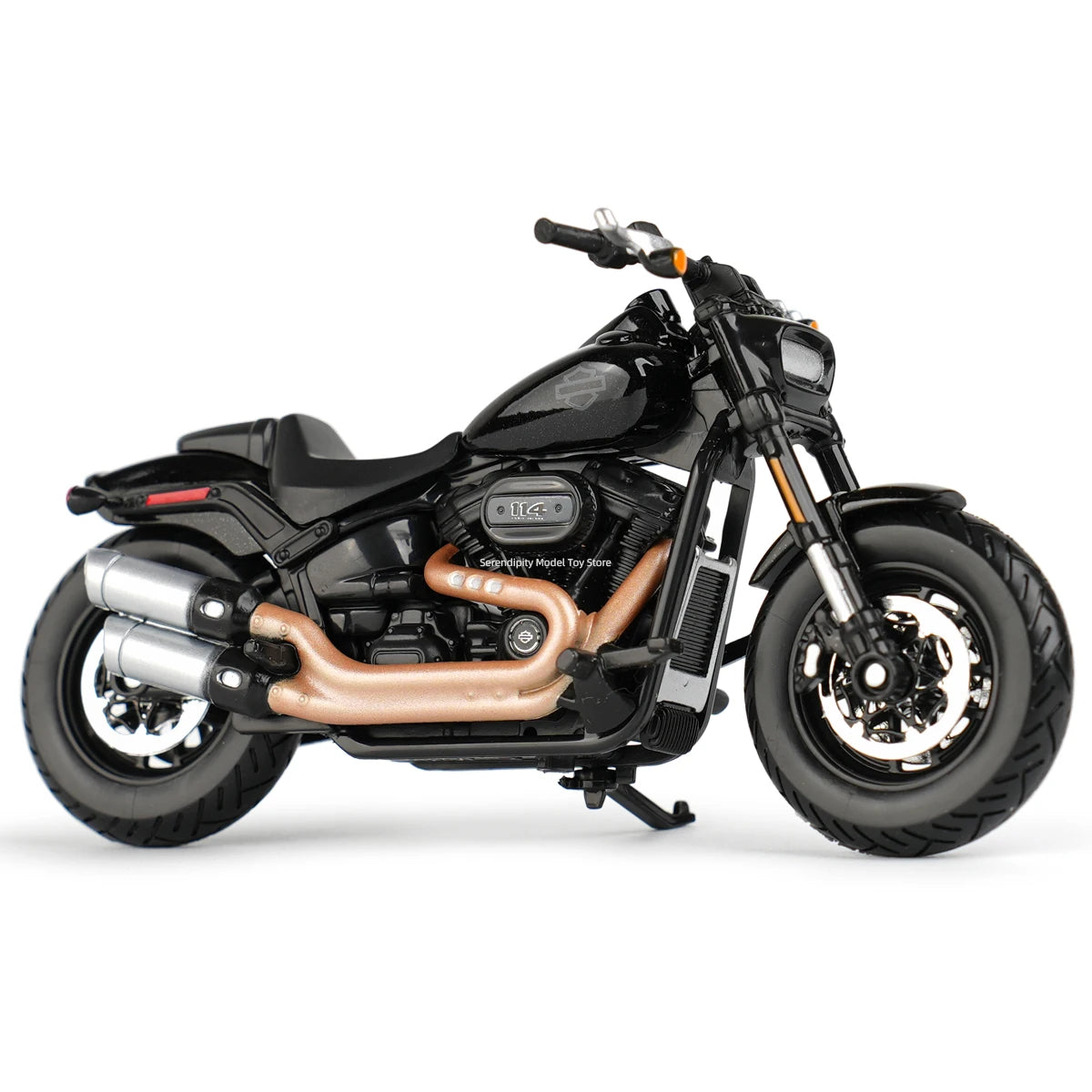Maisto 1:18 Harley Davidson 2022 Fat Bob 114 Die Cast Vehicles Collectible Hobbies Motorcycle Model Toys - Shoppiline