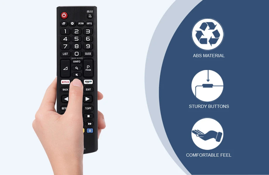 Mando a distancia universal AKB 75095308 AKB 75375608 ABS de alta calidad para L.G Smart TV 32LJ610V 43UJ634V 49UJ634V 55UJ634V