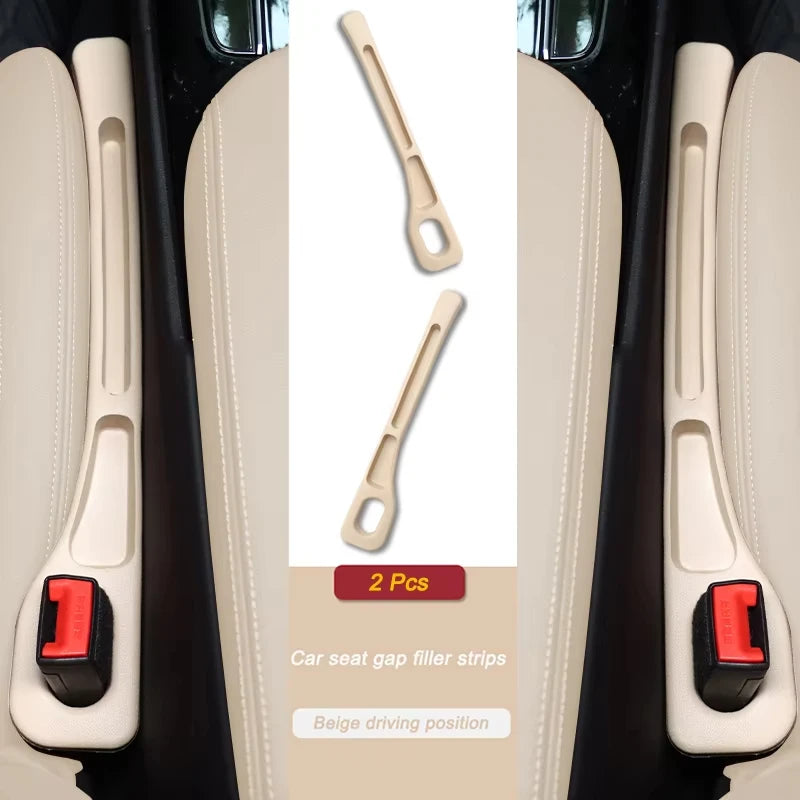 2 Stück Autositz-Spaltfüller Seitennaht-Steckerstreifen Auslaufsicherer Füllstreifen für alle Automodelle Brieftasche Handyhalterung Autozubehör