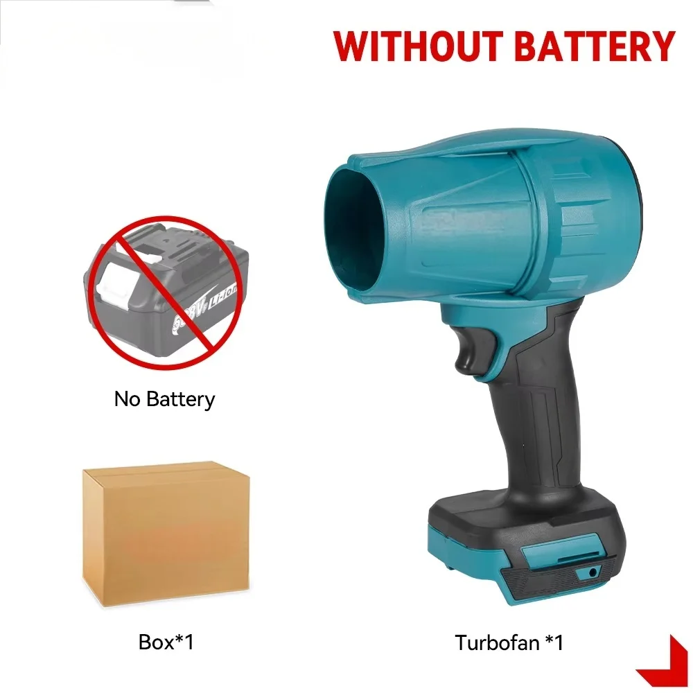 200M/S 2000W Brushless Turbo Fan Blowers Electric Handheld Jet Fan Snow Leaf Dust Blowing Tool for 21V 18V Battery - Shoppiline