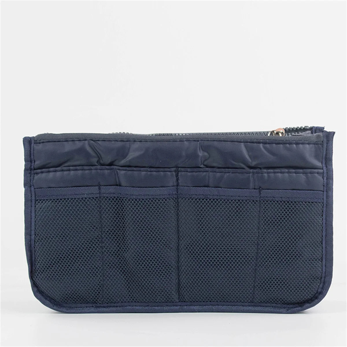 Multifunctional Bi-fold Storage Bag Double Zipper Large Capacity Storage Arrangement Makeup Toiletries Large Classification Bag