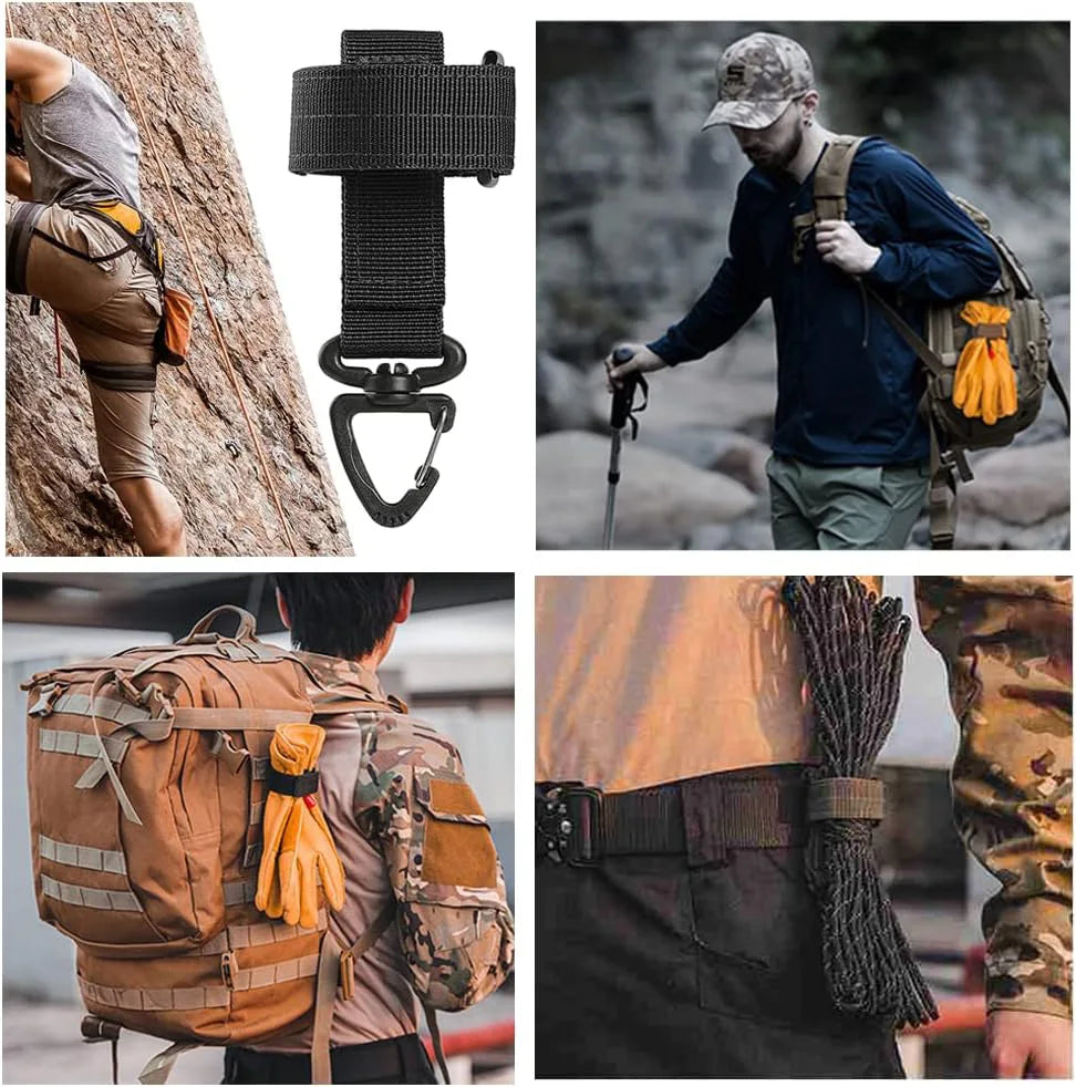 Ophidian  Multi-purpose outdoor glove storage hook nylon climbing hook glove hanger rope storage hook