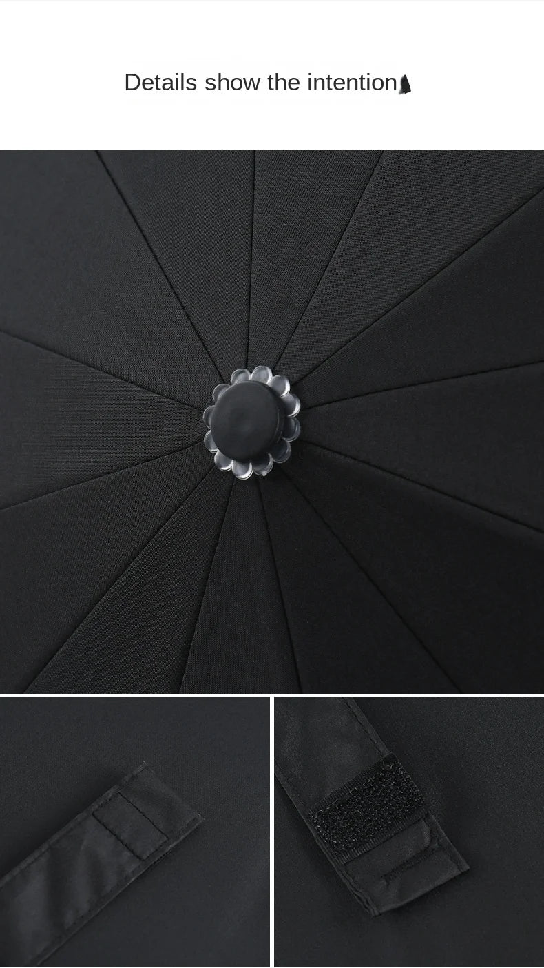 Reinforced 24-Bone Umbrella, Men's Business Strong And Durable Wind-resistant Umbrella, Anti-UV Sunscreen Umbrella Women's Sunny