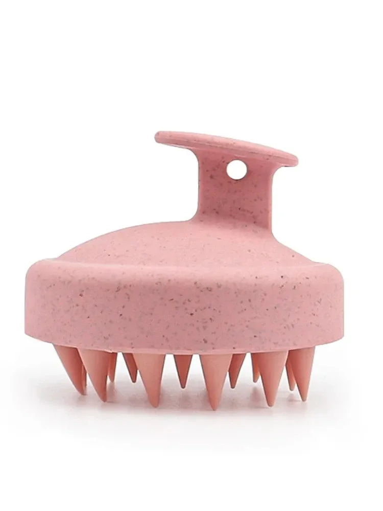 Silicone Shampoo Brush Head Scalp Massage Comb Hair Washing Comb Body Massage Brush Bath Shower Brush Salon Hairdressing Tool