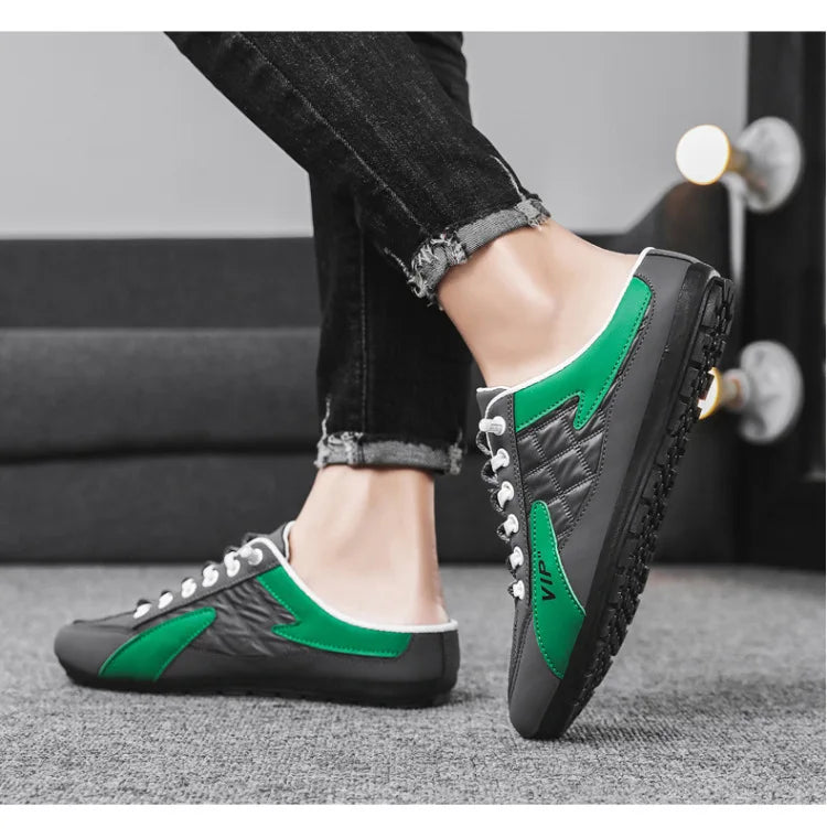 2025 Summer Slippers for Men Trendy Men's Flat Bottom Casual Shoes Soft Sole Support Shoes Men's Sneakers Zapatos De Hombre - Shoppiline