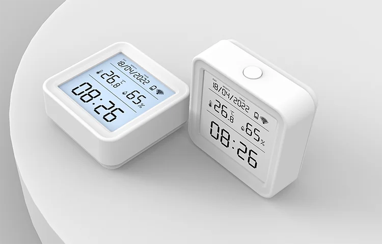 Tuya Temperature and Humidity Sensor WiFi with Backlight Supported Hygrometer Thermometer Work With Yandex Alexa