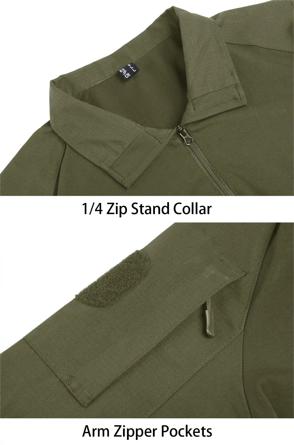 TACVASEN Men's Short Sleeve T-Shirts With Zipper Pockets Mens Summer Solid T Shirts Safari Tee Shirts Hiking Work Clothing - Shoppiline