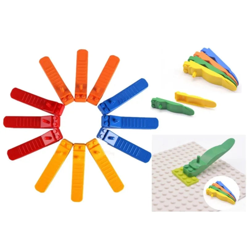 MOC Educational Building Blocks: Creative Construction Kit with Base Plate and Assembly Tool for Educational Puzzle Toys
