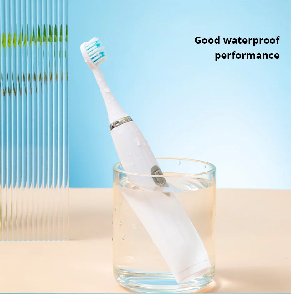 Tongwode Electric Toothbrush for Adults Soft Bristle Portable Battery Endurance IPX6 Waterproof Intelligent Effective Oral Care