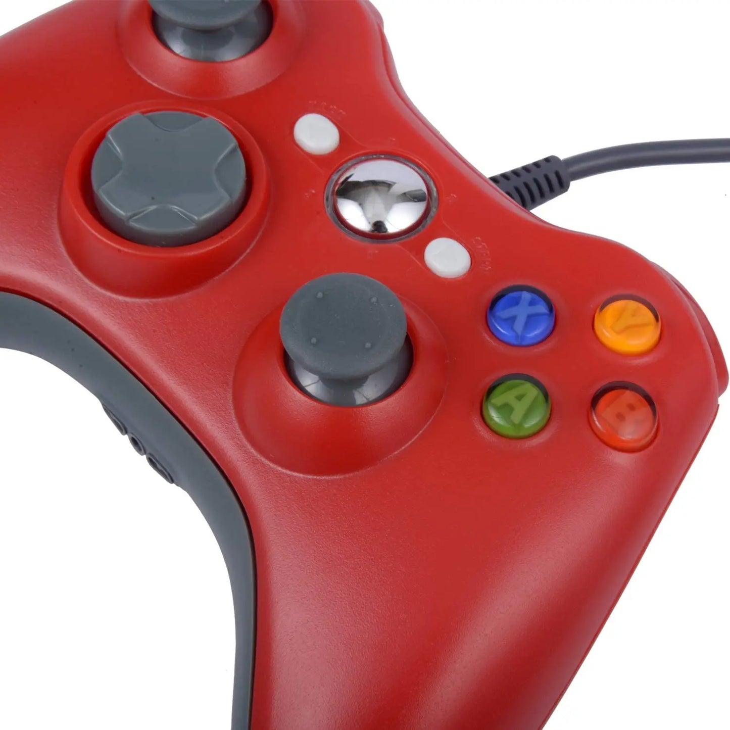 Wired Game Controller for Xbox 360 with Dual-Vibration,Compatible with Xbox 360/360 Slim&PC Windows 7,8,10,11