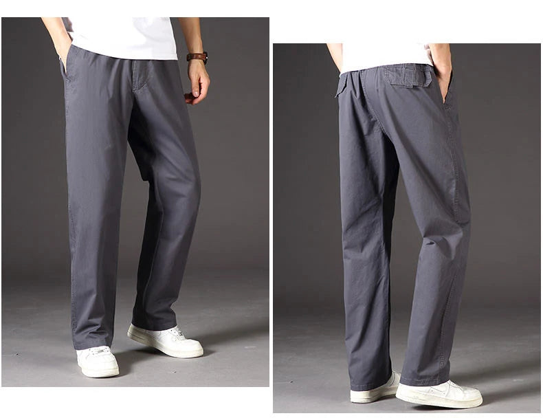 Herren Cargo Hose Sommer Frühling Baumwolle Arbeitskleidung Neu Übergröße 6XL Casual Klettern Jogginghose Sweathose Hombre Herbst Hose