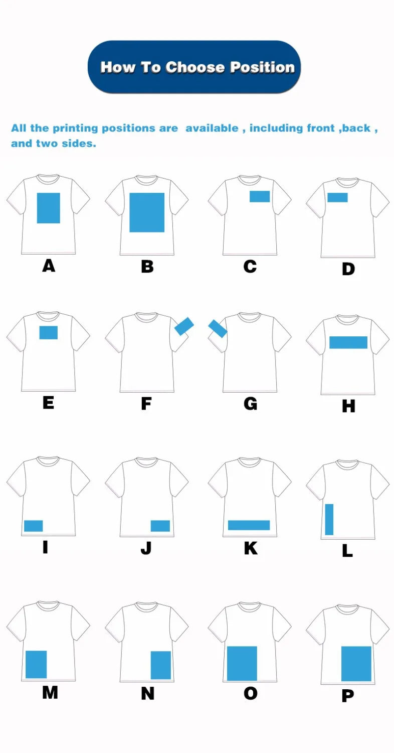 2025 Unisex Custom Design LOGO Printing Personalized Men's  Harajuku Solid Color Text Photos Clothing Ads Pure Cotton T-shirt