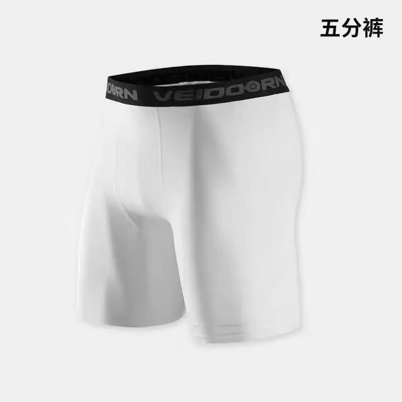 Herren Kompressionshose Strumpfhose Cool Dry Leggings Sport Baselayer Lauftights Athletic Workout Active Shorts