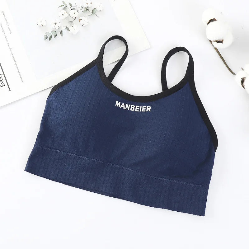 New Sports Bra for Women Gym Sexy Crop Top Bra Women Cotton Underwear Soft Comfort Tube Tops Female Brassiere Tops for Girls