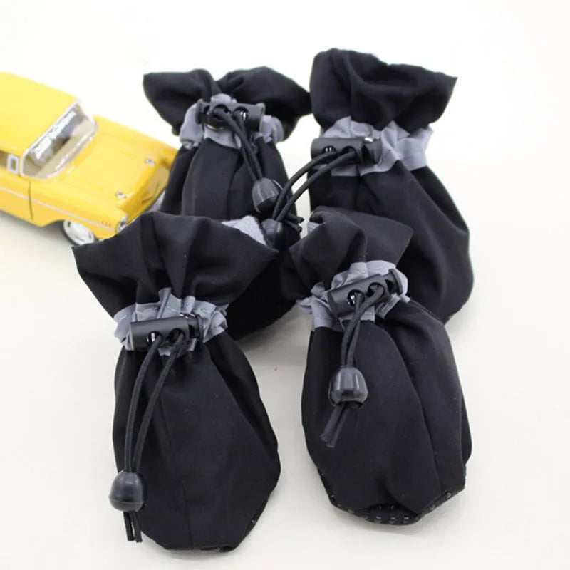 1PC Waterproof Soft Sole Rain Shoes Dog Foot Covers Ideal for Small to Medium Dogs Anti-Slip Protection for Paws