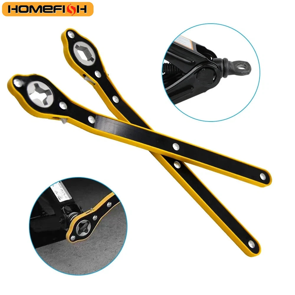 Car Mounted Small Car Universal Crank Handle Accessories with CAR Tools Car Jack Handle Lever Labor-saving Wrench Tool