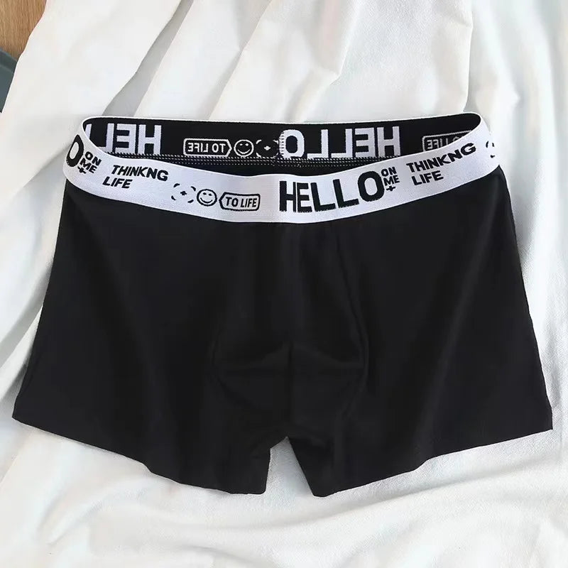 10Pcs Men's Boxer And Briefs Fashion Underwear High Stretch Boxer And briefs Shorts Breathable Soft Men's Shorts Comfortable