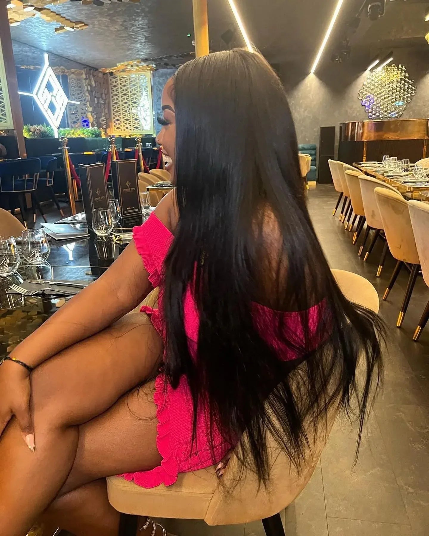40 Inch Bone Straight Human Hair Wig 13x4 13x6 HD Transparent Lace Wigs Brazilian Full Lace Frontal Wig For Women 300% Density