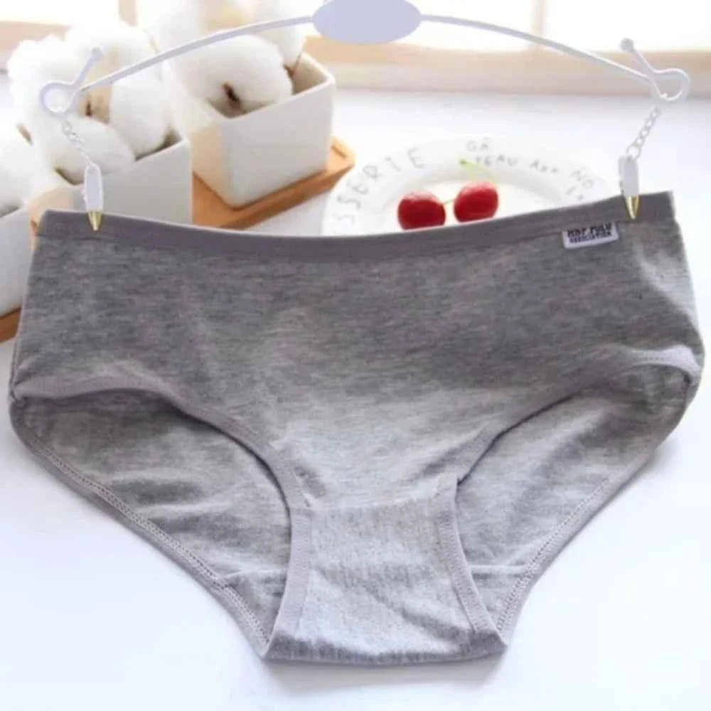 Women's 7 Pack Triangle Briefs - Soft Breathable Comfort Fit Solid Color Underwear, Daily Wear Underpants