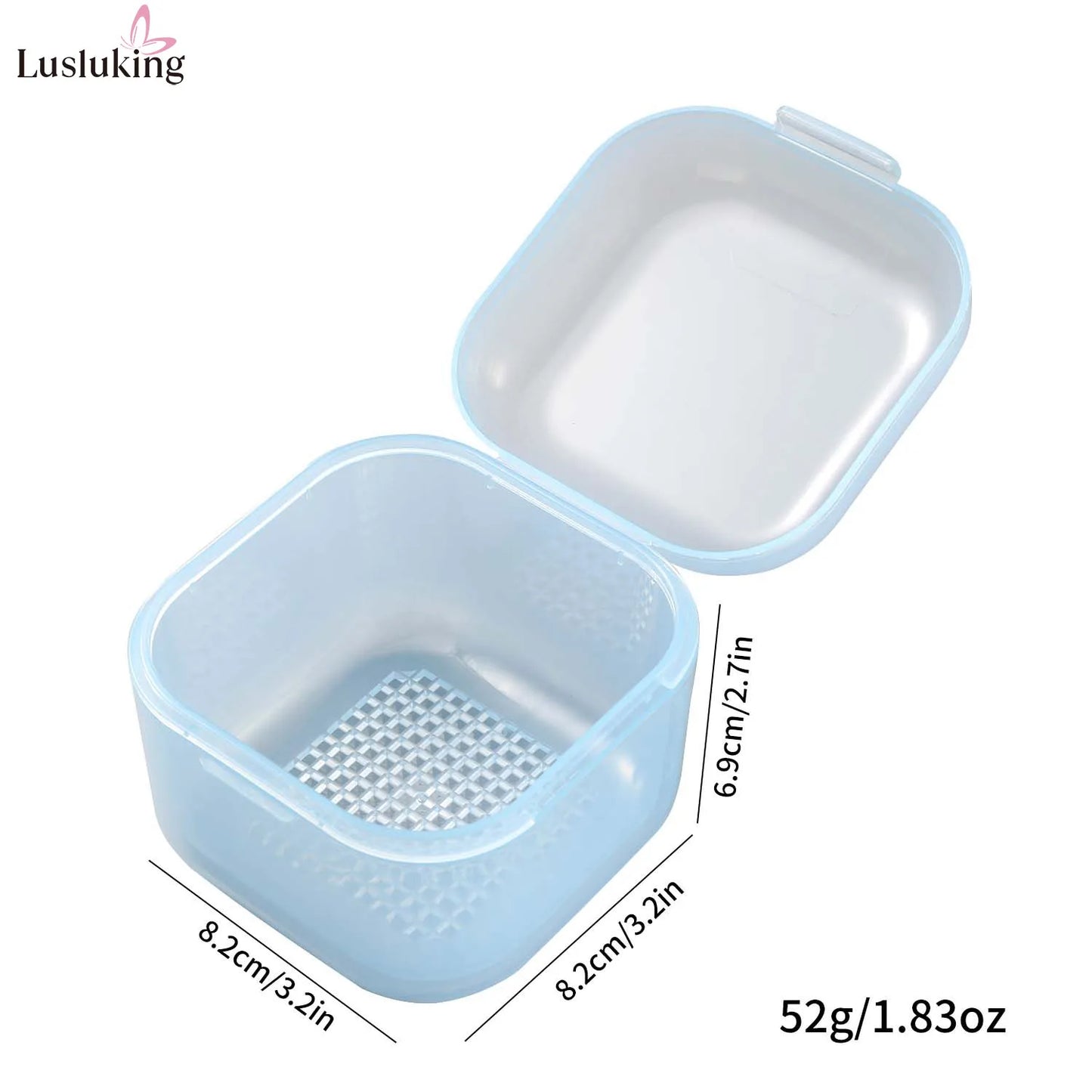 Nail Drill Bits Disinfection Box Double Layer Filtration Cleaning Box Manicure Storage Case Nail Brush Cleaning Container