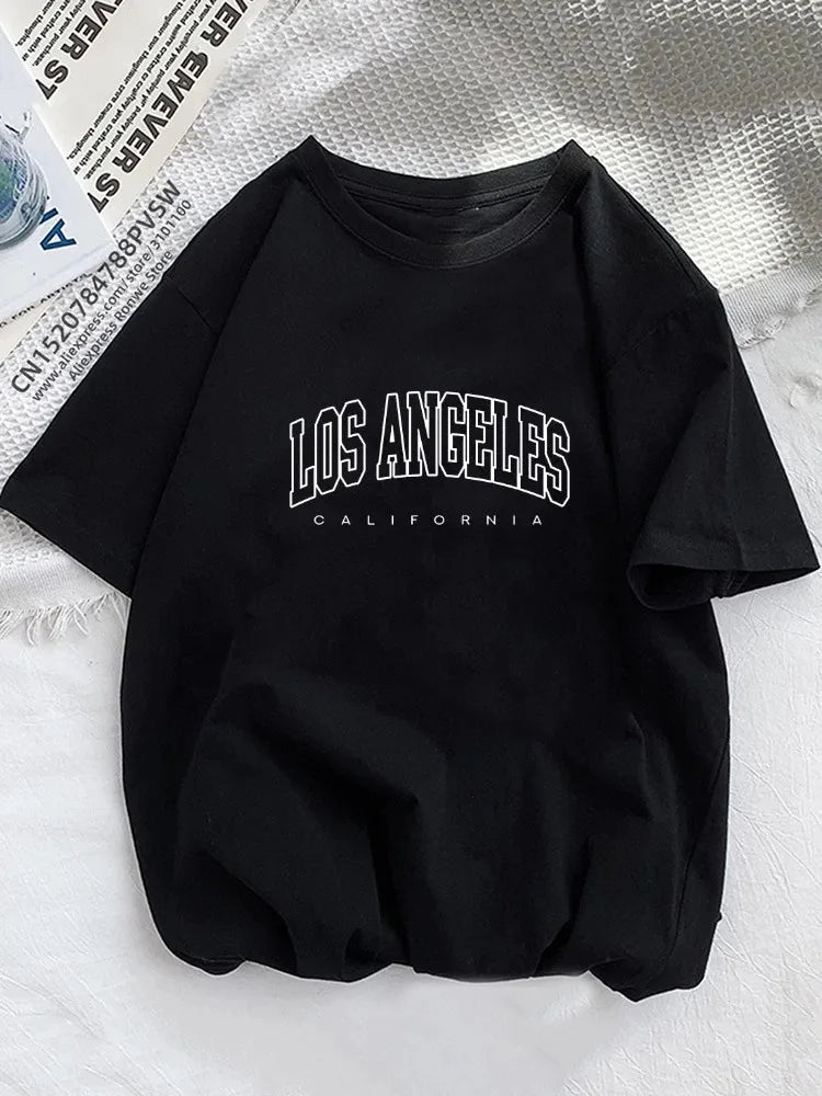 Damen Brooklyn Letter Print T-Shirt Mädchen Grafik Harajuku 2023 Streetwear Kleidung Lässig Weiblich Y2K Oberteile T-Shirt